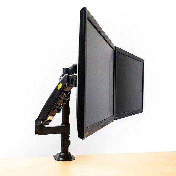 NB North Bayou H180 Stack Monitor Mount Stand Full Motion Swivel Gas Spring Screen Arm for - North Bayou